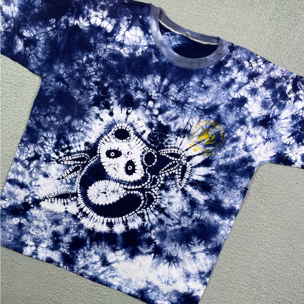Panda animal tie dye T-shirt